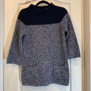 Tommy Hilfiger – Women’s 100% cotton Two-Tone Knit Sweater with Pockets